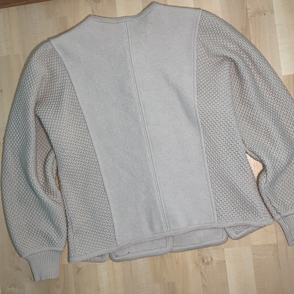 GEIGER Collections Vintage Boiled Wool Button Sweater - Picture 5 of 8